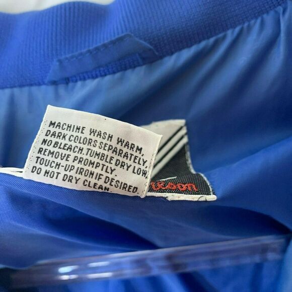 Staff by Wilson Mens‎ Golf Jacket Full Zip Windbreaker Lightweight Blue Large - Picture 5 of 6